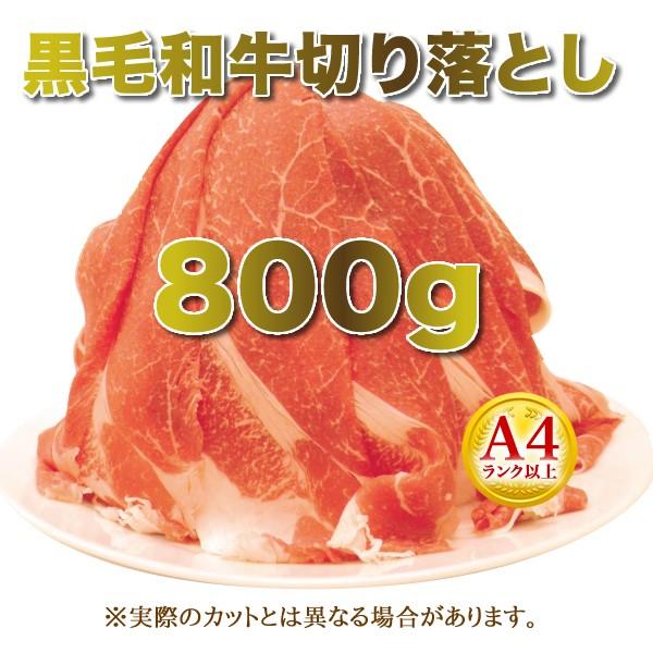 黒毛和牛A4等級以上切り落とし＜800g＞ 和牛 牛肉 ビーフ 焼肉 すき焼き 焼きしゃぶ 肉じゃが 煮物